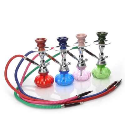 China Wholesale Small Glass Bottle Hookah Pipes Premium Hose Hookah Gift Complete Set - Mini Pumpkin Shisha EKJ H1007